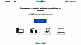 What Envybits.com website looked like in 2020 (3 years ago)