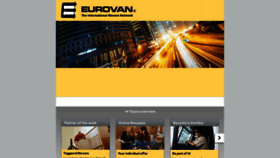 What Eurovan.com website looked like in 2020 (3 years ago)