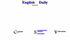 What Englishdaily626.com website looked like in 2020 (3 years ago)
