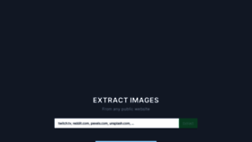 What Extract.pics website looked like in 2020 (3 years ago)