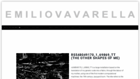 What Emiliovavarella.com website looked like in 2020 (4 years ago)