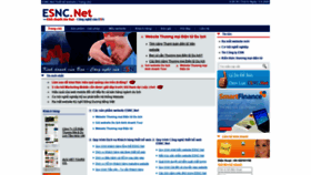 What Esnc.net website looked like in 2020 (3 years ago)