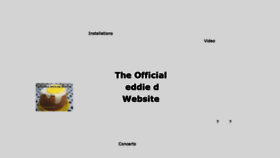 What Eddied.nu website looked like in 2020 (3 years ago)