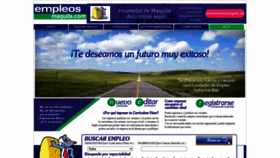 What Empleosmaquila.com website looked like in 2020 (3 years ago)