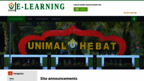 What Elearning.unimal.ac.id website looked like in 2020 (4 years ago)