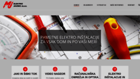 What Elektro-jazbec.si website looked like in 2020 (3 years ago)