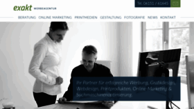 What Exakt-kreativ.de website looked like in 2020 (3 years ago)
