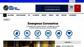 What Ens.it website looked like in 2020 (3 years ago)