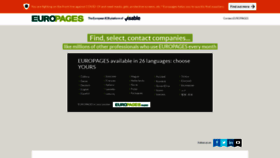 What Europages.com website looked like in 2020 (3 years ago)