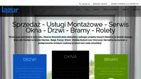 What E-lazur.pl website looked like in 2020 (3 years ago)