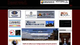What Ecclesiasticalandheritageworld.co.uk website looked like in 2020 (3 years ago)
