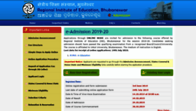 What Eadmission.riebbs.ac.in website looked like in 2020 (3 years ago)