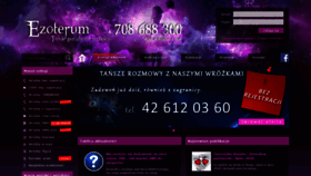 What Ezoterum.pl website looked like in 2020 (3 years ago)