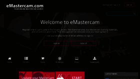 What Emastercam.com website looked like in 2020 (4 years ago)