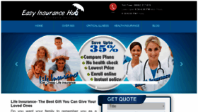 What Easyinsurancehub.co.uk website looked like in 2020 (4 years ago)