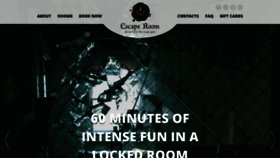What Escaperoomkc.com website looked like in 2020 (3 years ago)