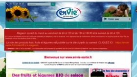 What Envie-sante.fr website looked like in 2020 (3 years ago)