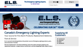 What Emergencylighting.ca website looked like in 2020 (3 years ago)