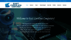 What Eastcarolinacomputers.com website looked like in 2020 (3 years ago)