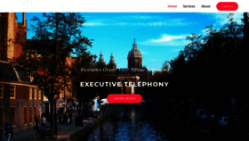 What Executivetelephony.com website looked like in 2020 (3 years ago)