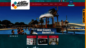 What Explorealtoona.com website looked like in 2020 (3 years ago)