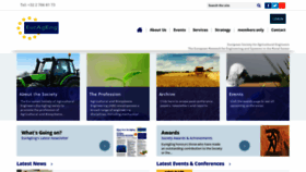 What Eurageng.eu website looked like in 2020 (3 years ago)