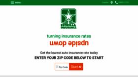 What Estrellainsurance.com website looked like in 2020 (3 years ago)