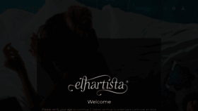What Elhartista.com website looked like in 2020 (3 years ago)