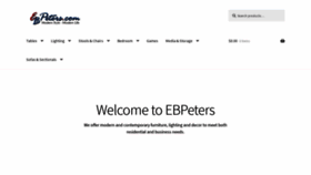 What Ebpeters.com website looked like in 2020 (3 years ago)