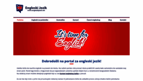 What Engleskijezik.net website looked like in 2020 (3 years ago)