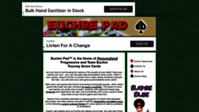 What Euchrepad.com website looked like in 2020 (3 years ago)