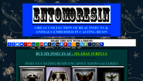 What Entomoresin.com website looked like in 2020 (3 years ago)