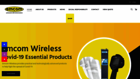 What Emcom.co.za website looked like in 2020 (4 years ago)