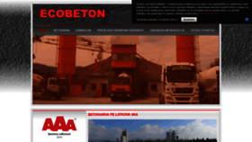 What Ecobeton.si website looked like in 2020 (4 years ago)