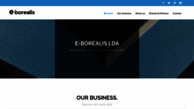 What E-borealis.com website looked like in 2020 (3 years ago)