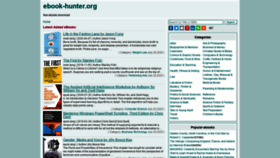 What Ebook-hunter.com website looked like in 2020 (3 years ago)