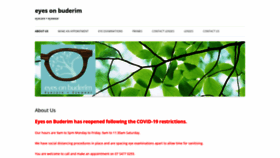 What Eyesonbuderim.com.au website looked like in 2020 (3 years ago)