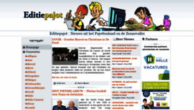 What Editiepajot.com website looked like in 2020 (3 years ago)