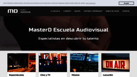What Estudioaudiovisualmasterd.es website looked like in 2020 (3 years ago)