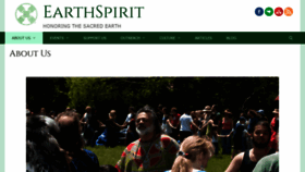 What Earthspirit.org website looked like in 2020 (3 years ago)