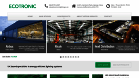 What Ecotroniclighting.co.uk website looked like in 2020 (3 years ago)