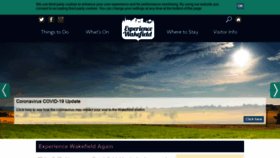 What Experiencewakefield.co.uk website looked like in 2020 (3 years ago)