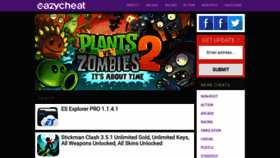 What Eazycheat.com website looked like in 2020 (3 years ago)