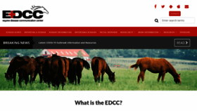 What Equinediseasecc.org website looked like in 2020 (3 years ago)