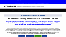 What Executivecv.net website looked like in 2020 (3 years ago)