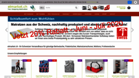 What Elmarket.ch website looked like in 2020 (3 years ago)