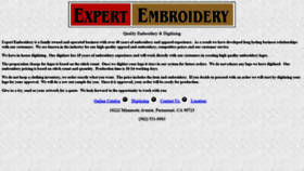 What Expertemb.com website looked like in 2020 (3 years ago)