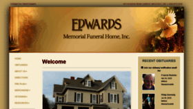 What Edwardsmemorialfuneralhome.com website looked like in 2020 (3 years ago)