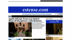 What Estense.com website looked like in 2020 (3 years ago)