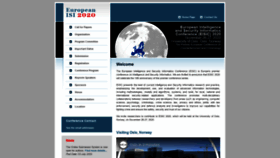 What Eisic.org website looked like in 2020 (3 years ago)